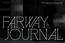 Farway Journal | Modern Serif Font