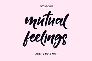 Mutual Feelings Font