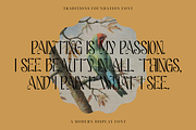 Traditions Foundation-Ligature Font, a Sans Serif Font by 177Studio (Thumbnail 4 of 9)