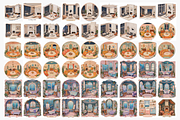 Astro Abode Zodiac Room Clipart, an Object Graphic by Jakayla Digital Co (Thumbnail 6 of 30)