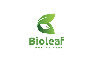 Bio Leaf - Letter B Logo Design, a Branding & Logo Template by yopie