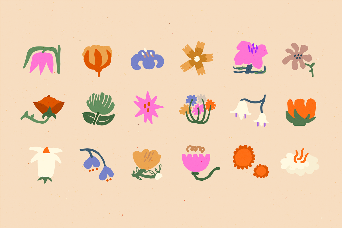 Blooming surface. Paper cut flowers, an Object Graphic by My.Ordinarty (Photo 4 of 16)