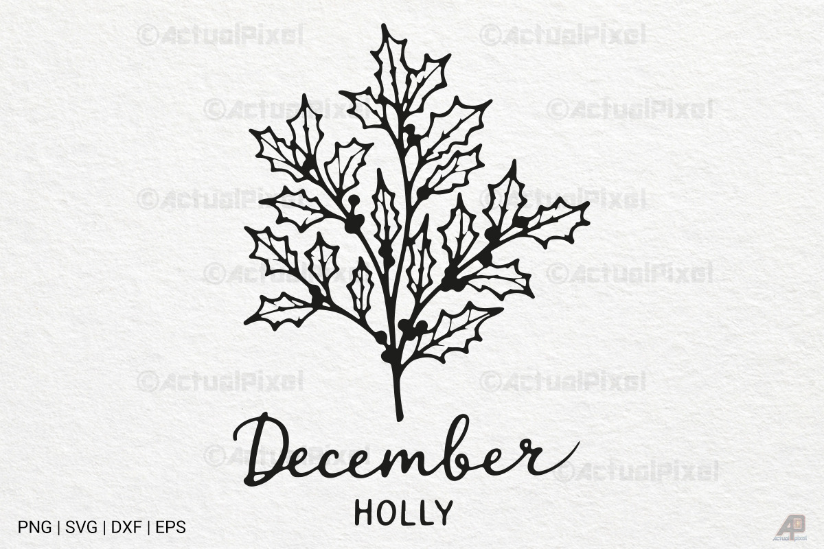 Birth Month Flowers SVG PNG Bundle, an Illustration by Actual Pixel (Photo 21 of 24)