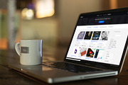 MacBook Pro Photo Realistic Mockup, a Cups & Container Mockup by NOMAD THEME (Thumbnail 4 of 5)