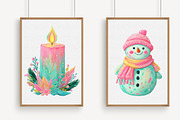 Brushstroke Christmas Clipart, an Illustration by Libby Wishes (Thumbnail 6 of 7)