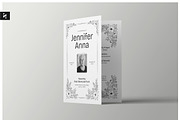 Soft Floral Funeral Program, a Brochure Template by Neermana (Thumbnail 1 of 4)
