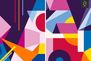 20 Abstract geometric backgrounds, a Pattern Graphic by Yury Velikanov (Thumbnail 3 of 11)