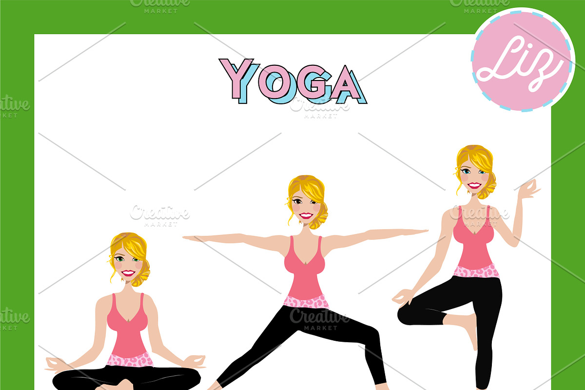 Yoga Teacher Portrait Creator, a Person Illustration by Lauren Lesley Studio (Photo 19 of 43)