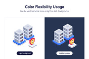 Data Center Isometric Icons, an Emoji Icon by Vectors Market (Thumbnail 3 of 9)
