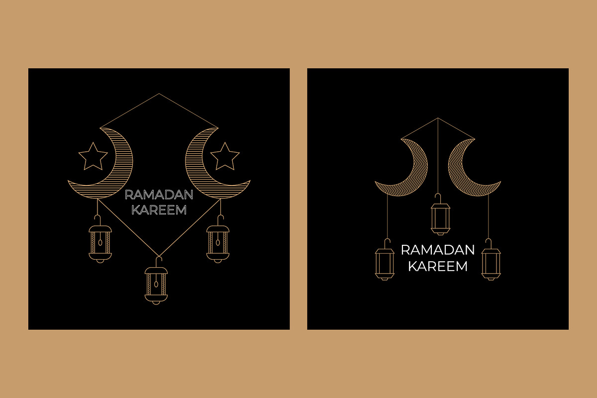 Ramadan Kareem greeting, a Decorative Illustration by Lakhan1998 (Photo 4 of 6)