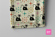 Atomic Cats and Starbursts Patterns, a Pattern Graphic by Yasmine Patterns (Thumbnail 4 of 8)