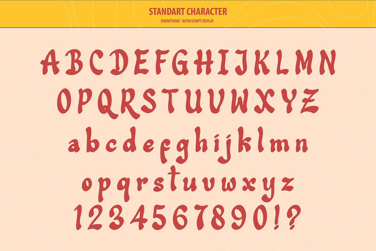 Thiemyshine | Retro Script Display, a Font by Denustudios (Photo 13 of 15)