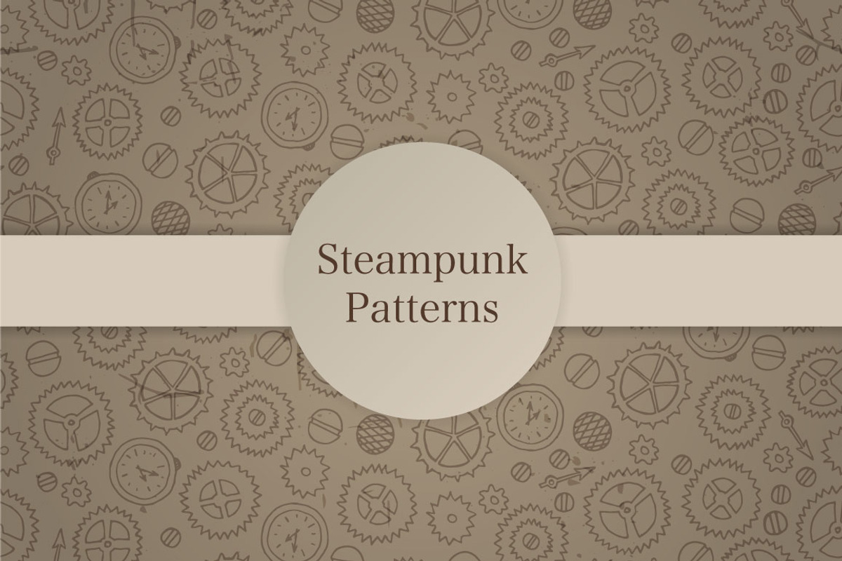 Steampunk, a Pattern Graphic by merion_merion (Photo 1 of 2)