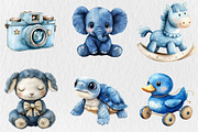Baby Boy Blue Toys Clipart, an Illustration by Rose Art (Thumbnail 3 of 5)