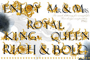 Golden Lions: Luxury Watercolor Kit, a Decorative Illustration by FineArt (Thumbnail 13 of 14)