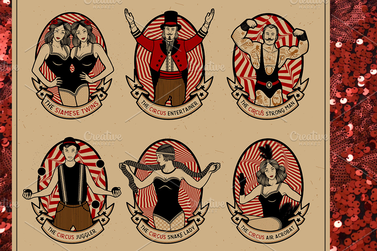 Circus set, an Illustration by Moloko88 (Photo 4 of 11)