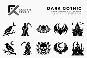 Dark Gothic Icon Collection, a Solid Icon by Akatype Studio (Thumbnail 1 of 3)