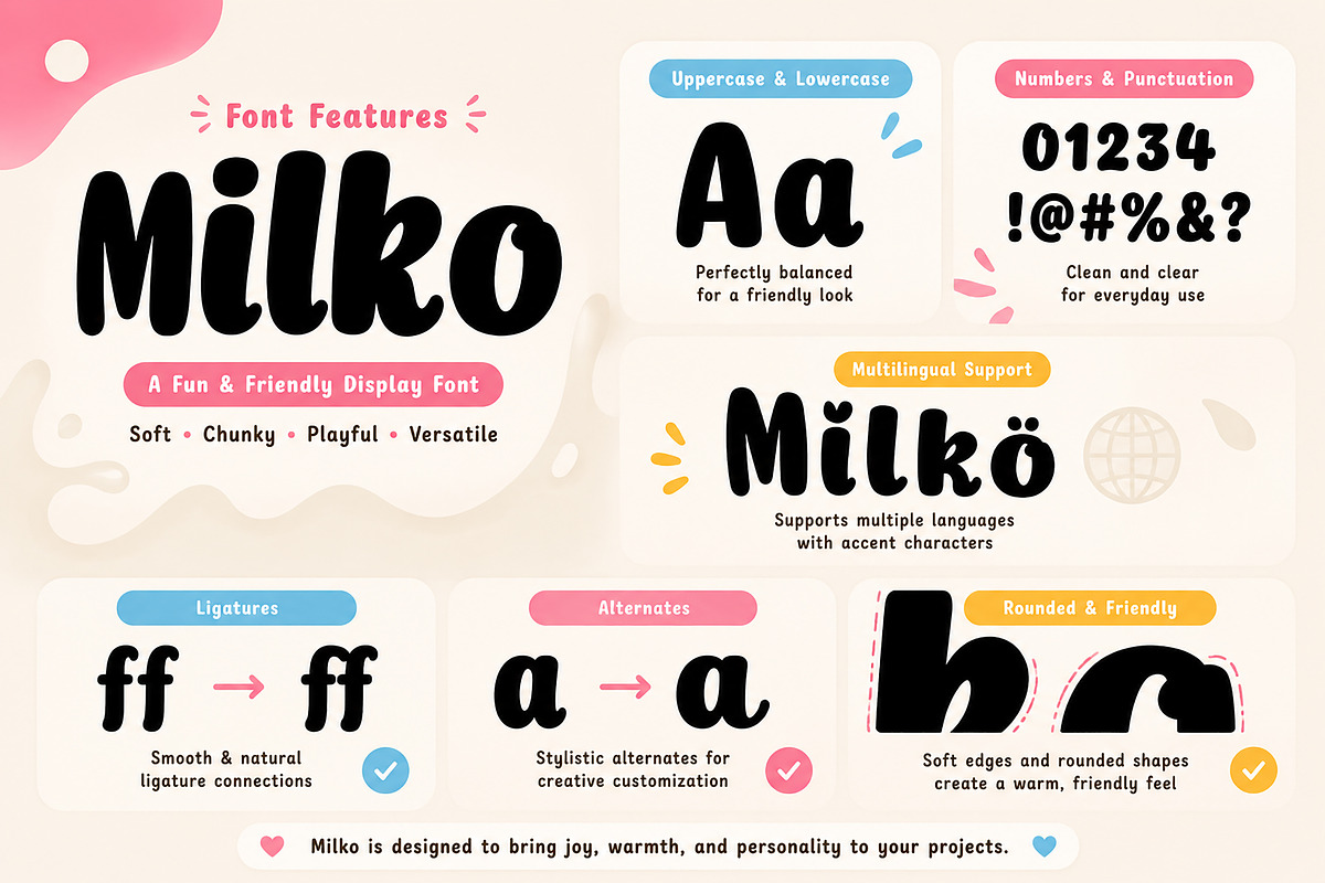 Milko, a Slab Serif Font by Wow Magic (Photo 5 of 5)