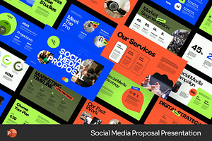 Social Media Proposal Powerpoint, a Presentation Template by Fit-tee