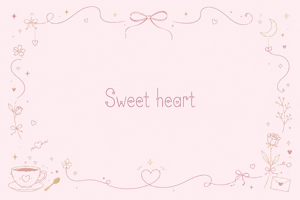 Valentineline Font, a Handwritten Font by Graphic Spirit (Photo 5 of 8)