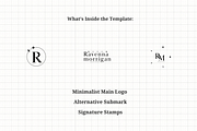 Author Logo Canva Templates, a Branding & Logo Template by Little Creative Scribbles (Thumbnail 6 of 11)