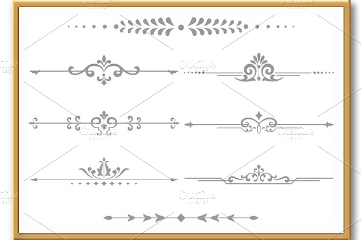 Vintage set. Floral elements for, a Decorative Illustration by RODINA (Photo 3 of 3)