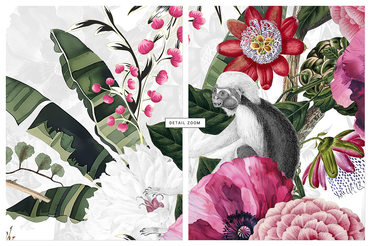 Elegance of Flowers!, a Pattern Graphic by Pink Linen (Photo 6 of 11)