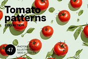 Tomato Patterns. 47 images, a Food Illustration by Handmadefont (Thumbnail 1 of 11)