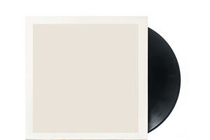 Vinyl record and paper sleeve