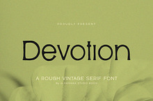 Devotion - Rough Serif