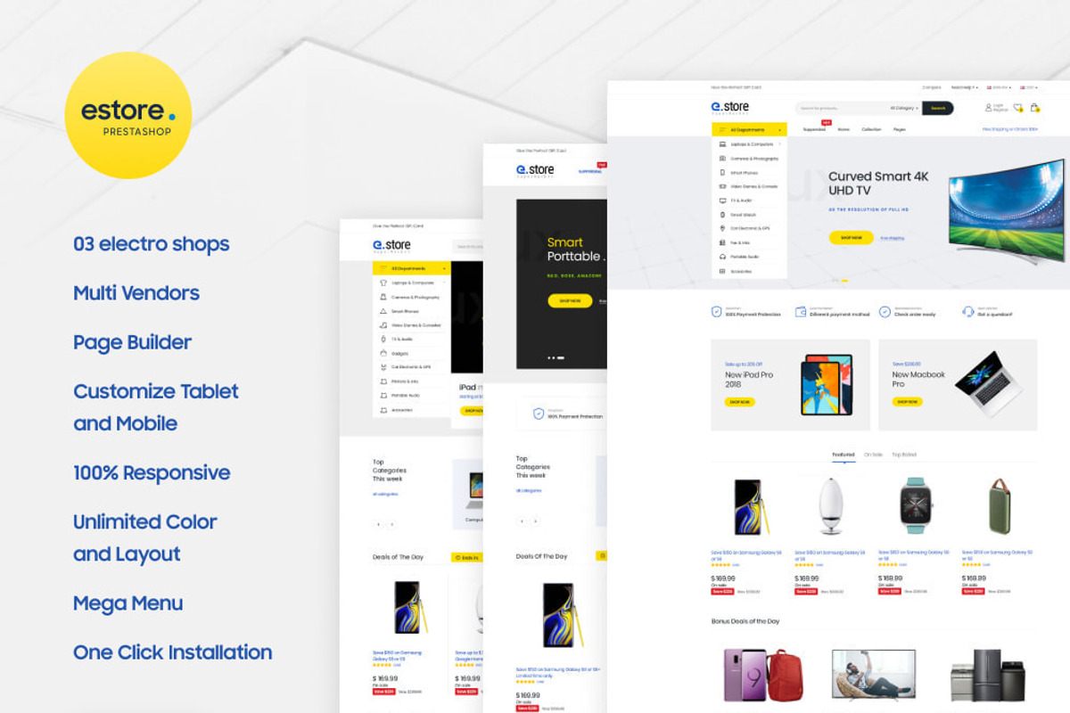 Estore Marketplace Prestashop, a Bootstrap Template by apollotran (Photo 15 of 15)
