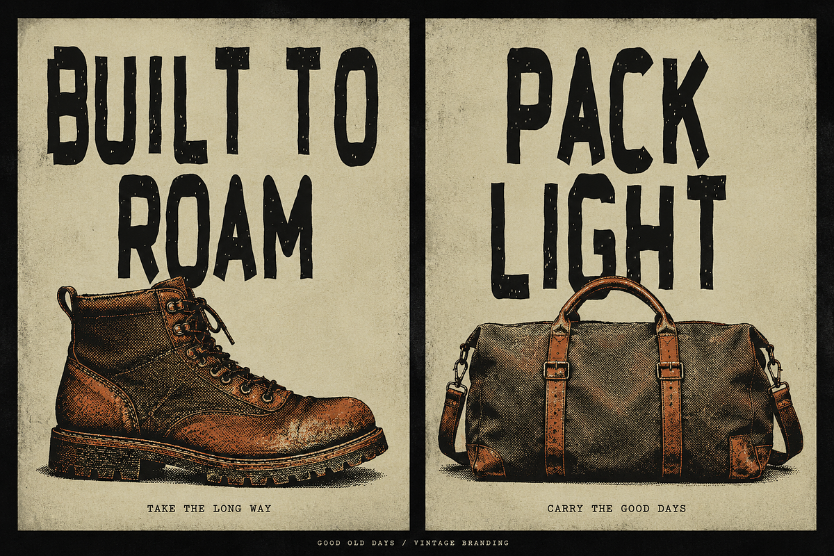 Good old days - Bold font, a Handwritten Font by Sk designs (Photo 6 of 10)