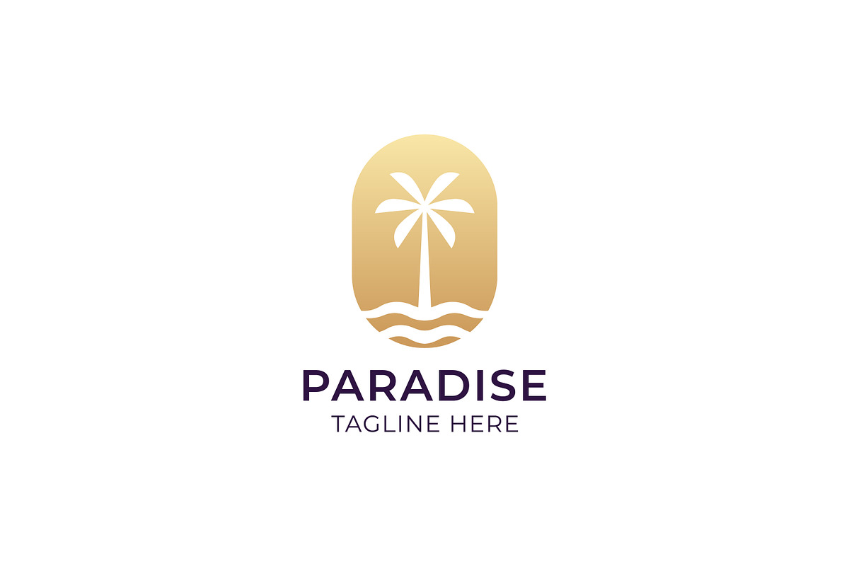 Elegant Tropical Palm Tree Logo, a Branding & Logo Template by Signatoro (Photo 2 of 3)
