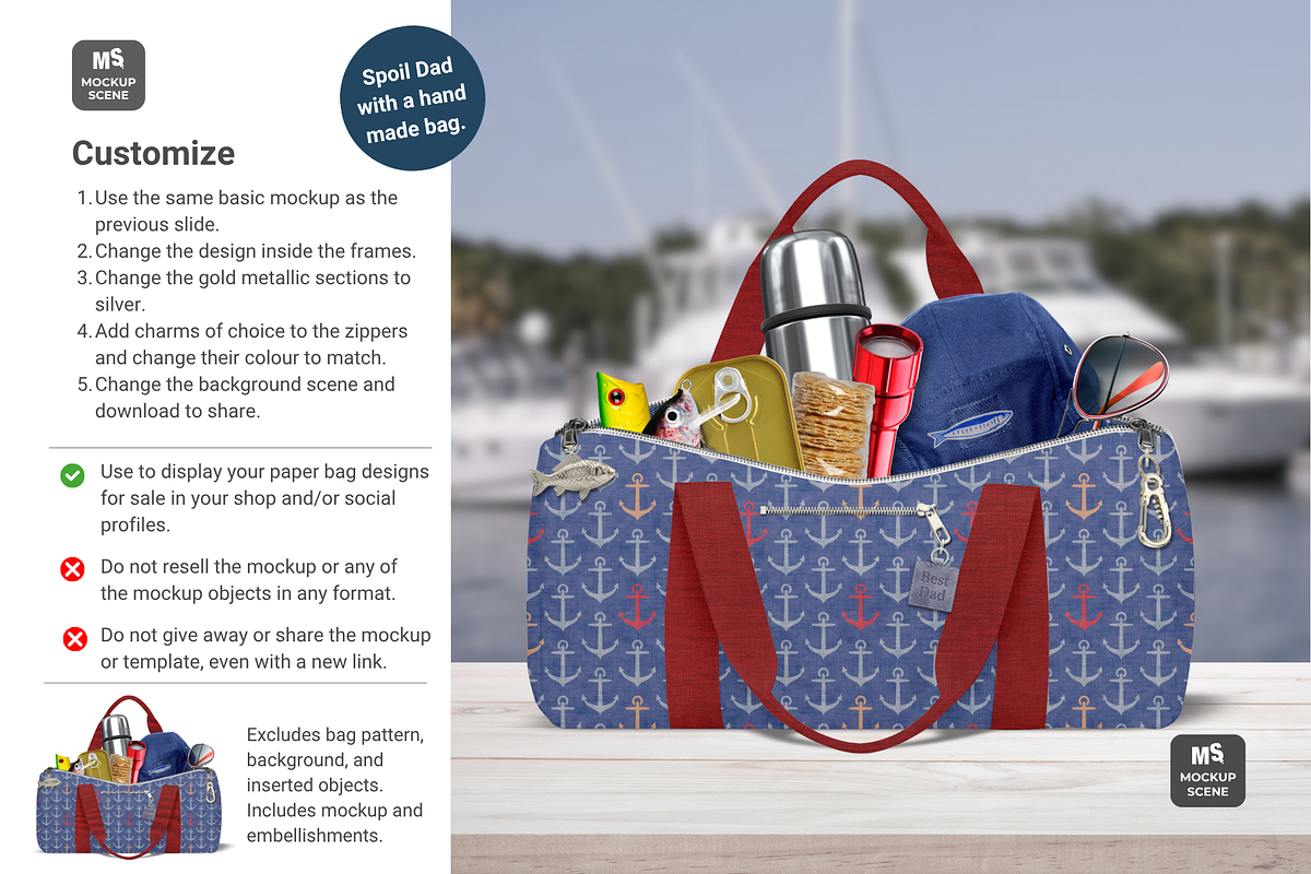Sports Bag Builder Canva Mockup, a Packaging Mockup by Mockup Scene (Photo 8 of 10)