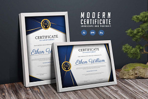 420. Modern Certificate Template