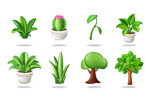 Plant Shoot 3D Illustrations, an Illustration by alexdndz