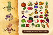 Hand-drawn Fruit and Vegetable Set, an Object Illustration by Riswan Ratta (Thumbnail 8 of 8)