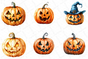 Whimsical Jack-o'-lantern Pumpkin PN, an Illustration by DreamPrint404 (Thumbnail 7 of 7)