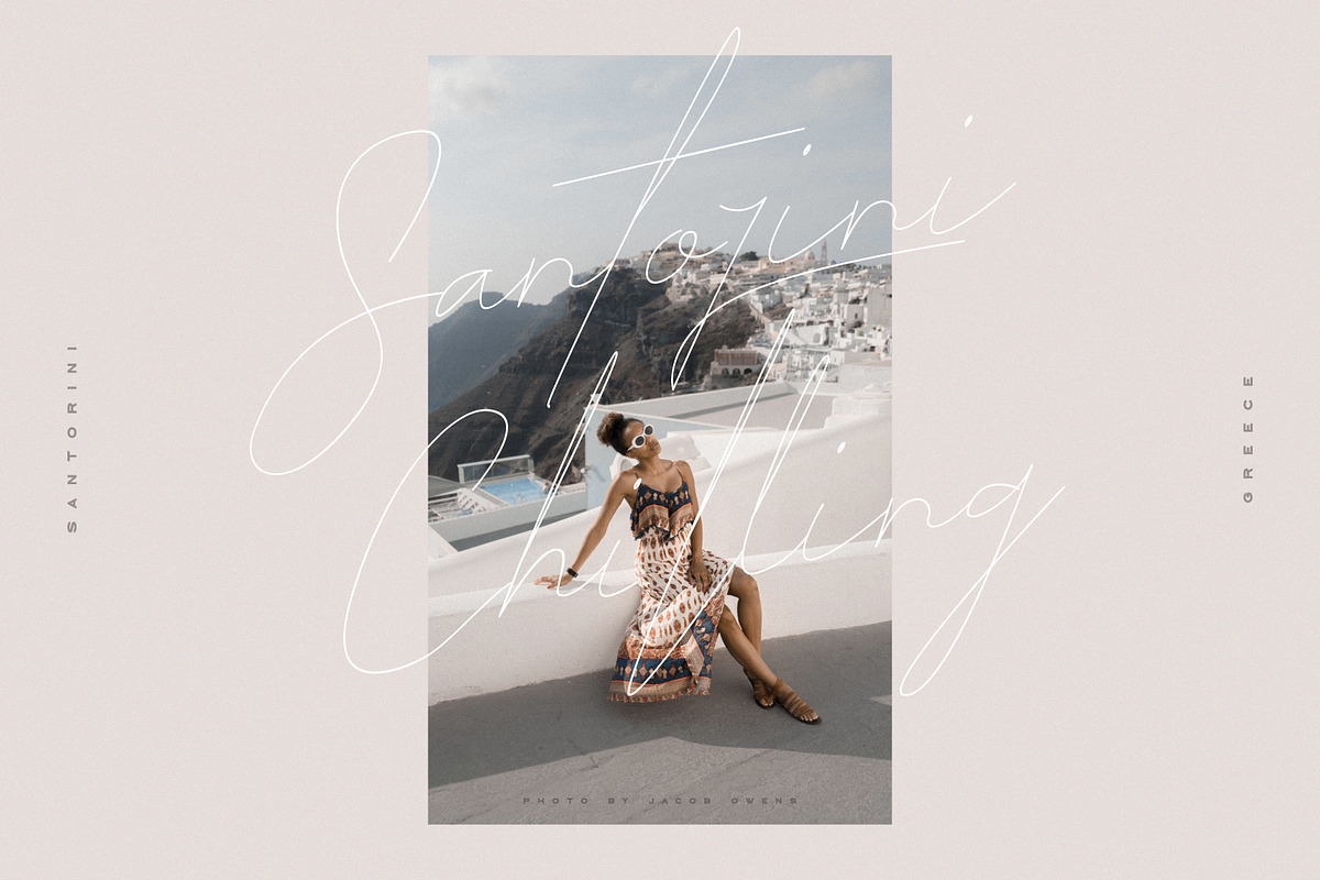 ARK Seychelle - Exotic Monoline Font, a Script Font by Arkara (Photo 3 of 8)