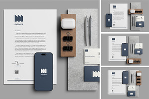 Realistic Stationery Mockup PSD, a Books & Magazine Mockup by MA-KING_ART