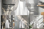 3 Types of Kitchen Apron Mockups, an Apparel Mockup by mock-ups (Thumbnail 2 of 12)