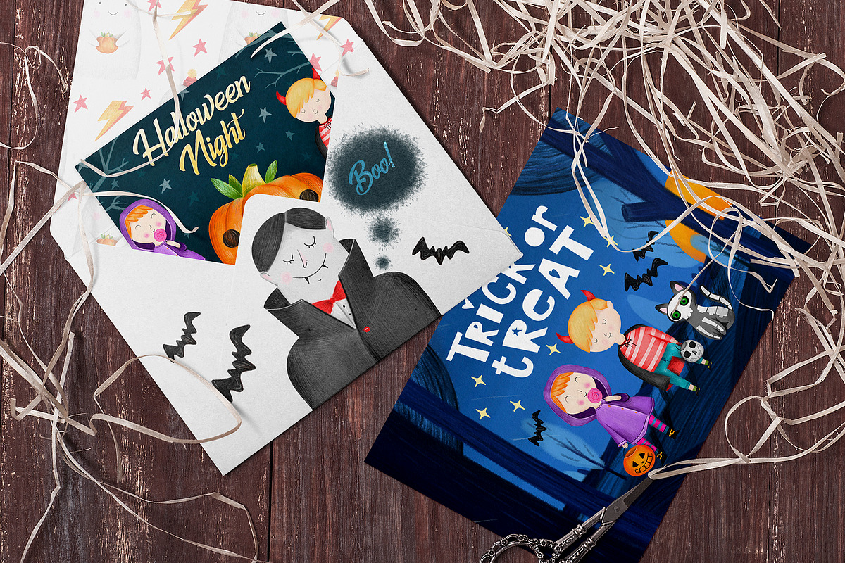 Halloween Night, a Decorative Illustration by Alina Sh (Photo 8 of 11)