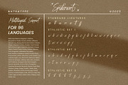 Spiderwort, a Script Font by Nathatype (Thumbnail 7 of 8)