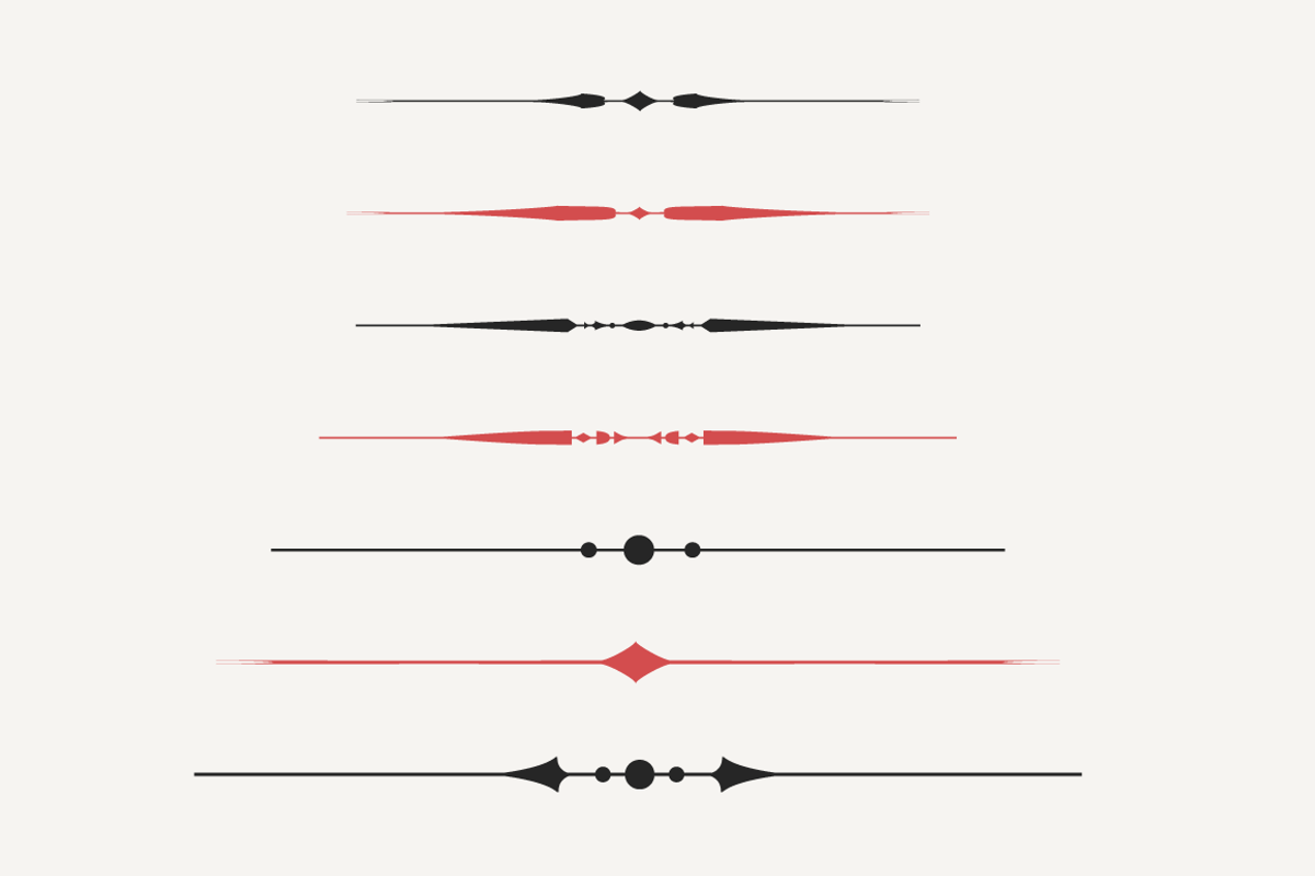 Vintage Text Dividers N°4, an Illustration by Webalys (Photo 2 of 3)