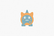 Funny Monster Vector, a Decorative Illustration by Vectorium Studio (Thumbnail 1 of 3)