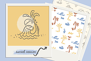 Boys Surf Print Pattern Collection, a Decorative Illustration by Coco & Cub Studio (Thumbnail 10 of 11)