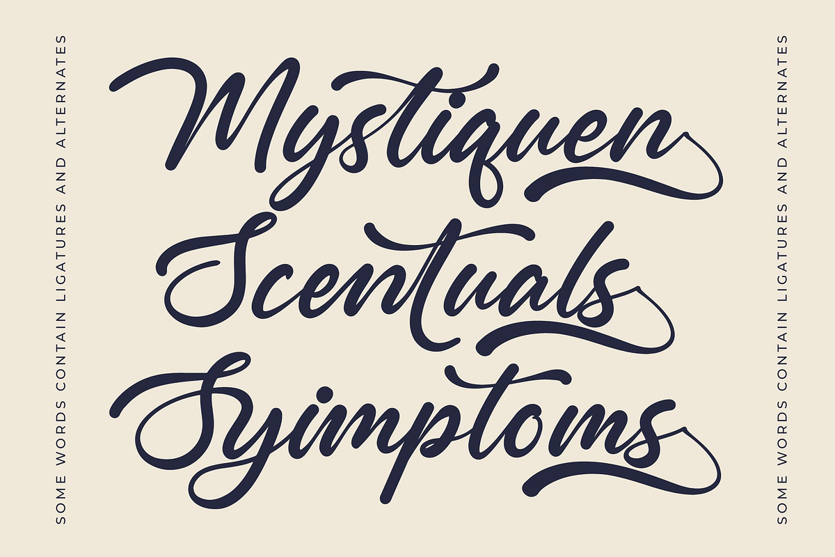 Monthly Raine Bold Calligraphy Font, a Script Font by stylishtype.co (Photo 14 of 20)