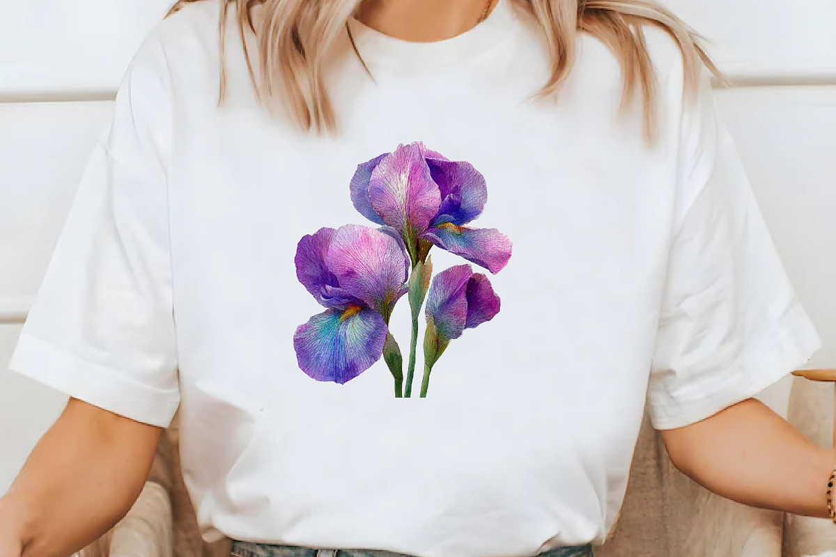 Wild Iris Clipart, an Illustration by Designworld (Photo 7 of 10)