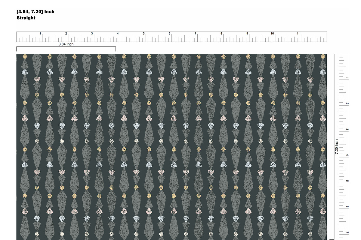 Diamond Geo Seamless Pattern, a Pattern Graphic by JESSIE BLOOM STUDIO (Photo 3 of 3)