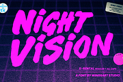 X-Rental - 1980s Retro Horror Font, a Handwritten Font by Wingsart Studio (Thumbnail 4 of 15)